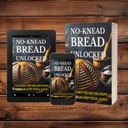 THE EASIEST RECIPE  FOR  No-Knead   Bread     –A STEP-BY-STEP VISUAL GUIDE!